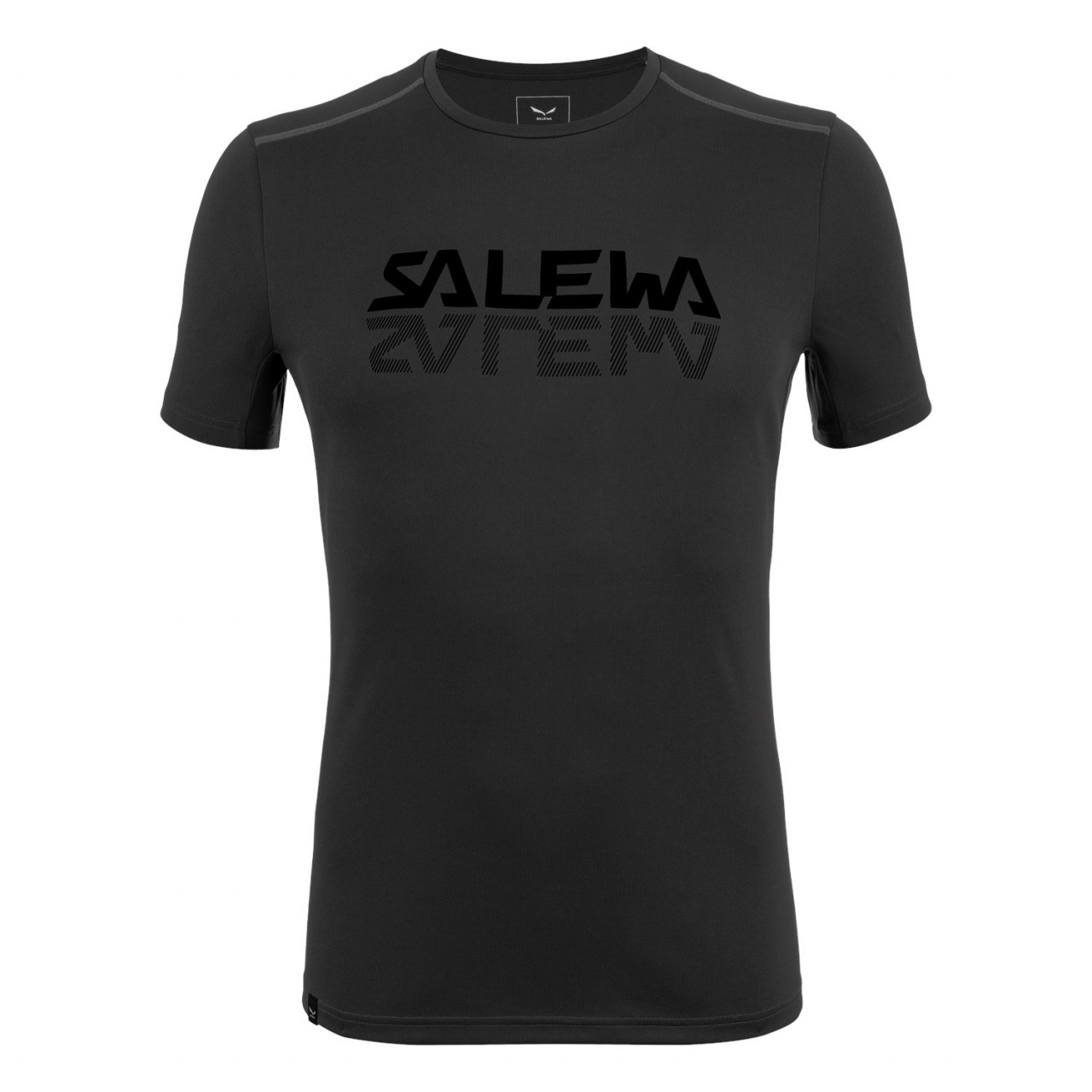 Salewa Sporty Graphic Dry T-Shirts ανδρικα μαυρα Greece FT8957340